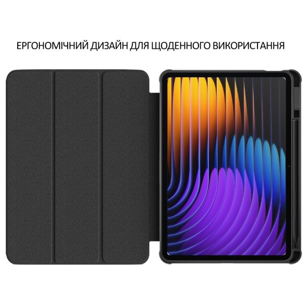Фото - Чехол для планшета BeCover Soft Edge TPU с креплением for Xiaomi Pad 7/7 Pro 11.2" Black (715538)